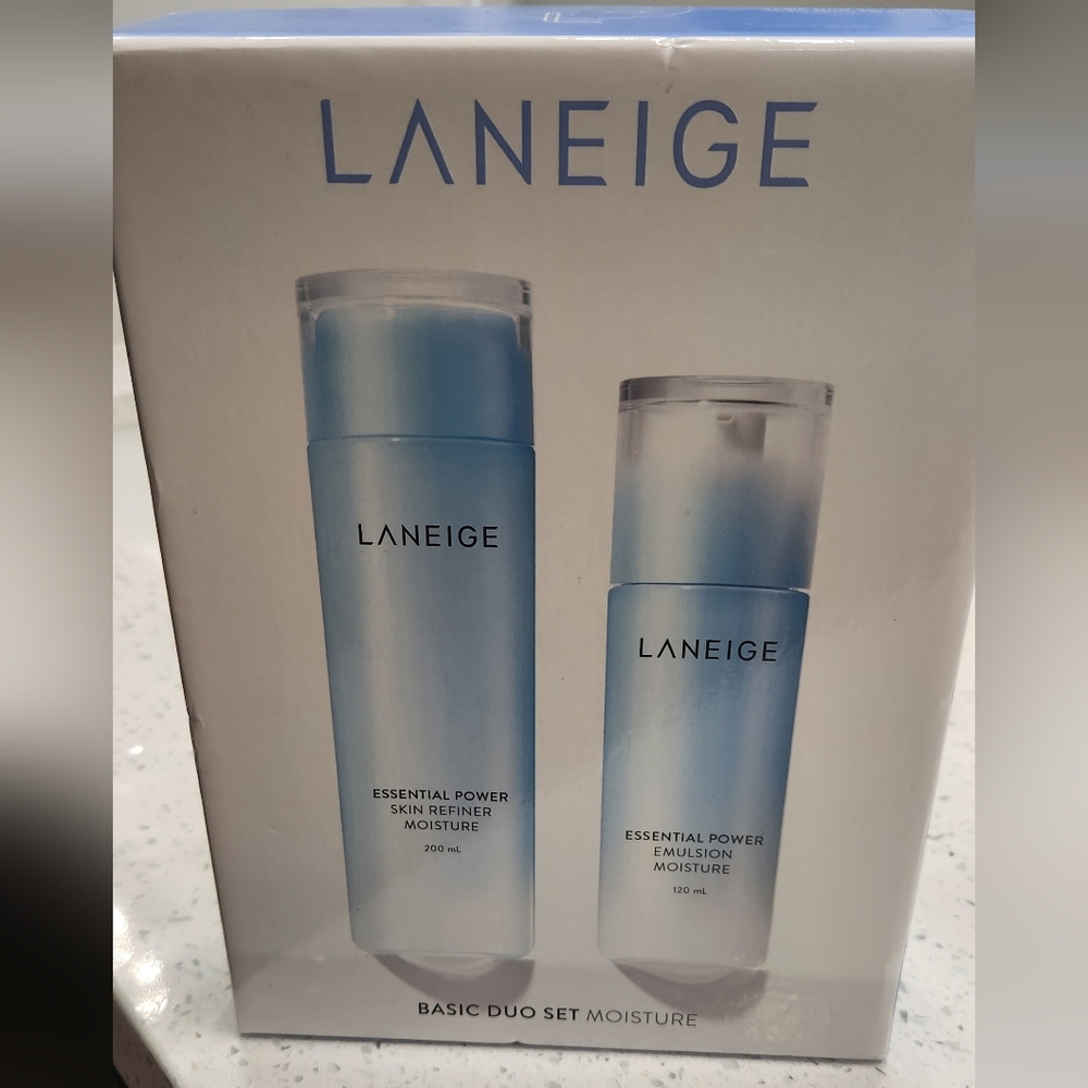 LANEIGE Essential Power Moisture Duo Set - Soft Blue